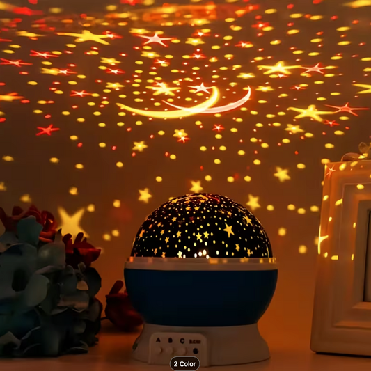 Star and Moon Projection for Bedroom, Living Room, Multifunctional Night Light