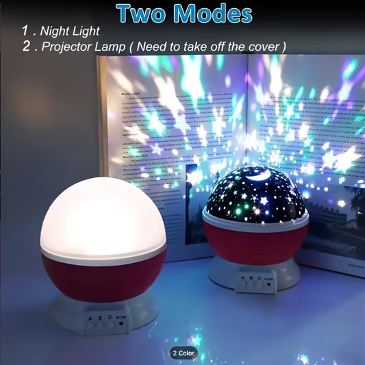 Star and Moon Projection for Bedroom, Living Room, Multifunctional Night Light